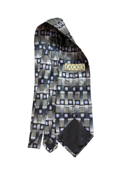 Facets Vintage Silk Tie