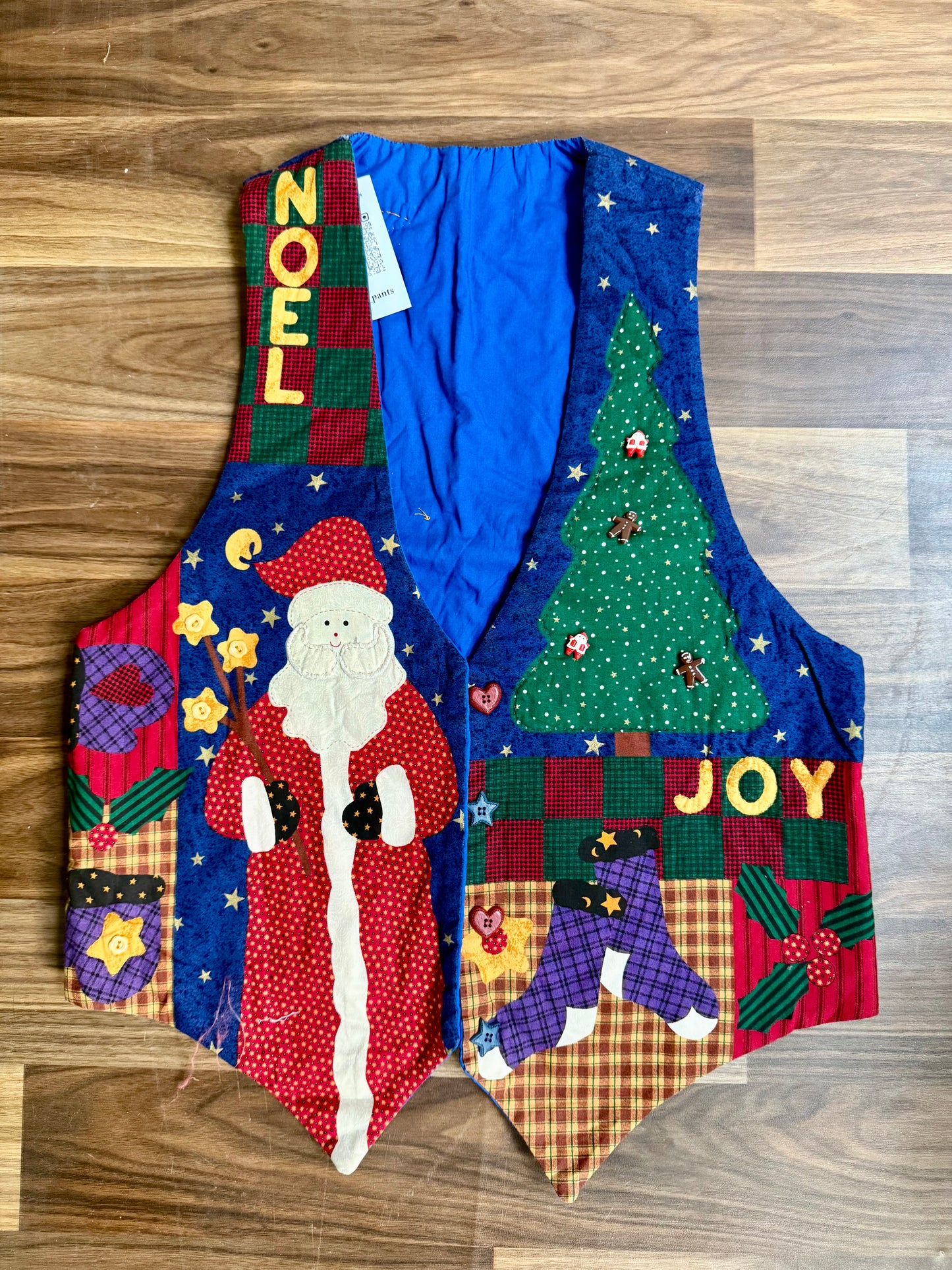 Christmas Print vest