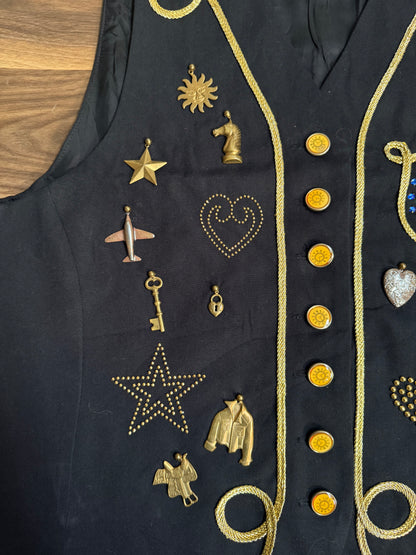 Kathryn Denne Embroidered vest