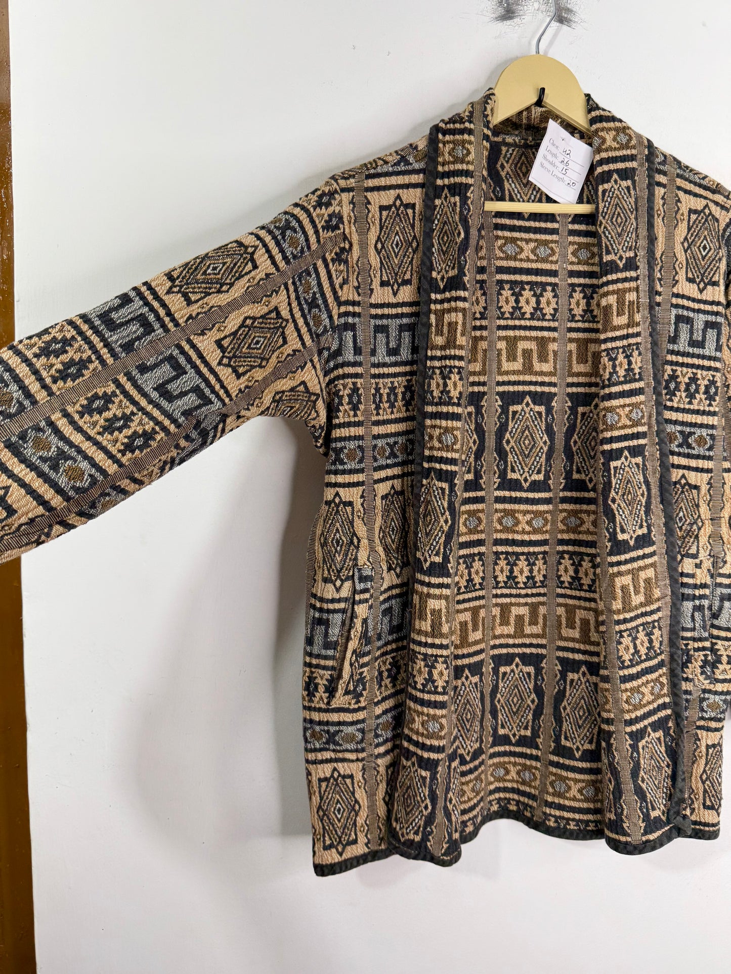 JACQUARD SHRUG Vintage Jacket