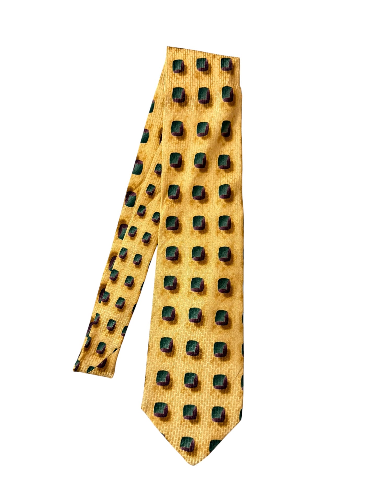 Double Black Vintage Silk Tie