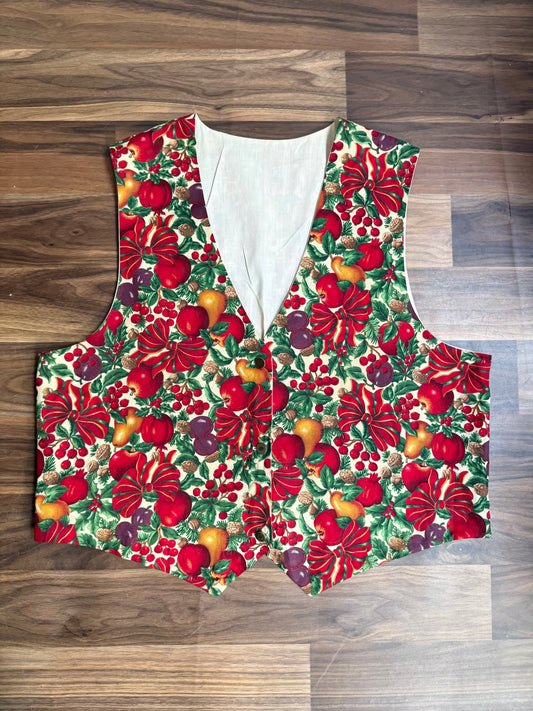 Fruit print vest