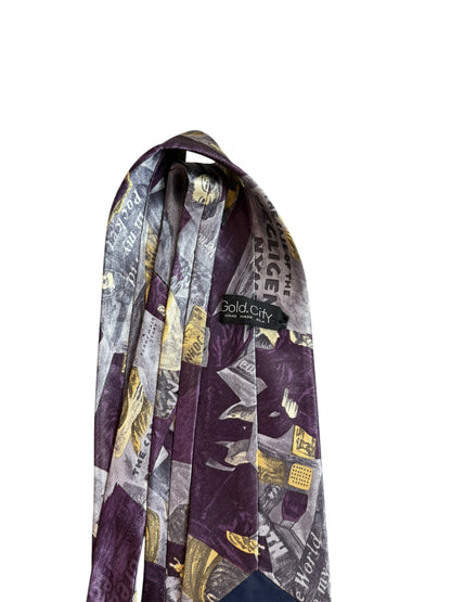 Gold City Vintage Silk Tie