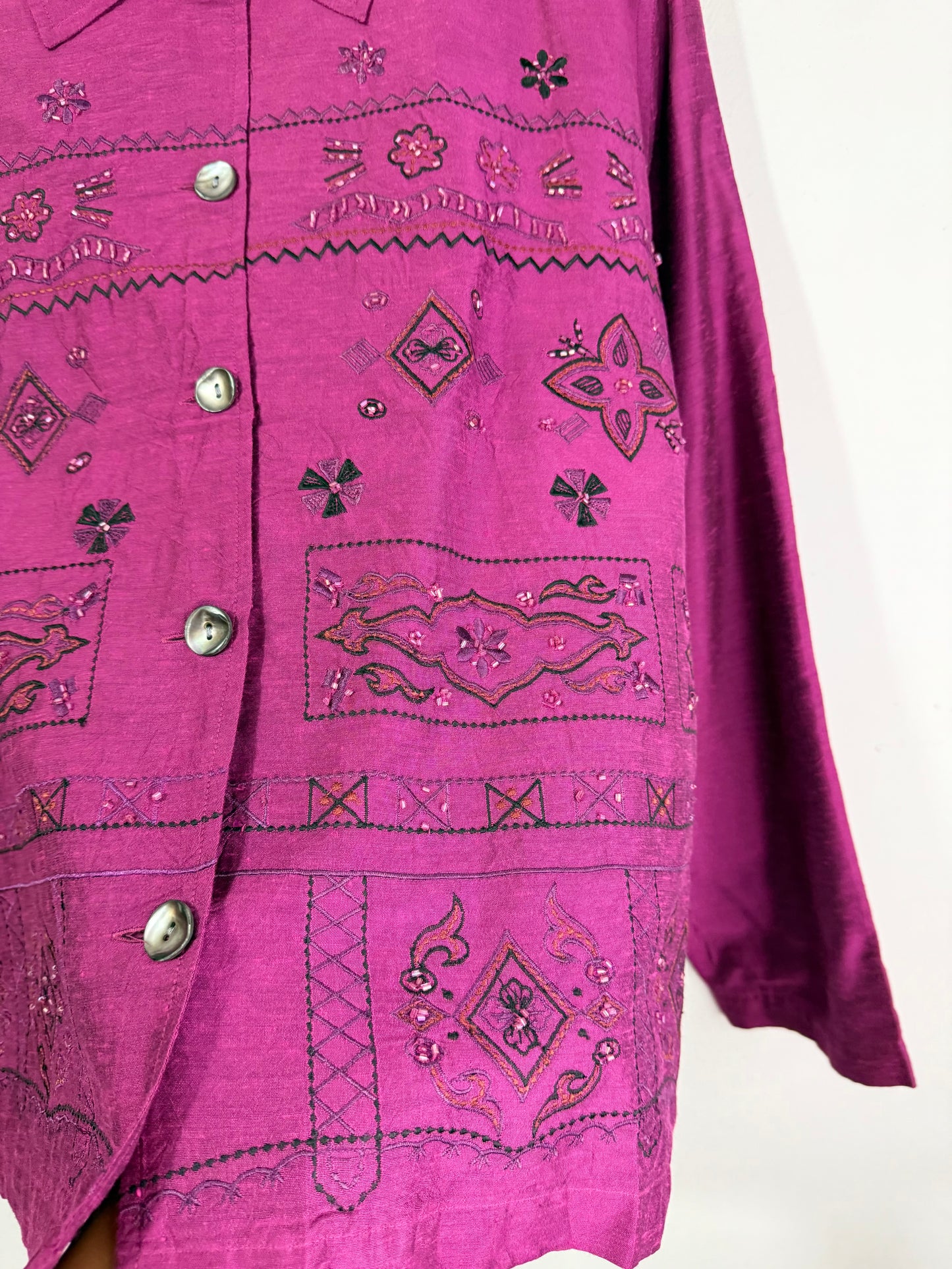 Hand embroidered Vintage Jacket