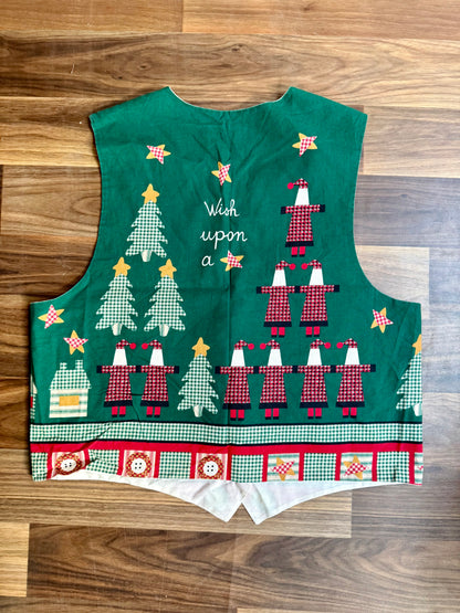 Christmas Print vest