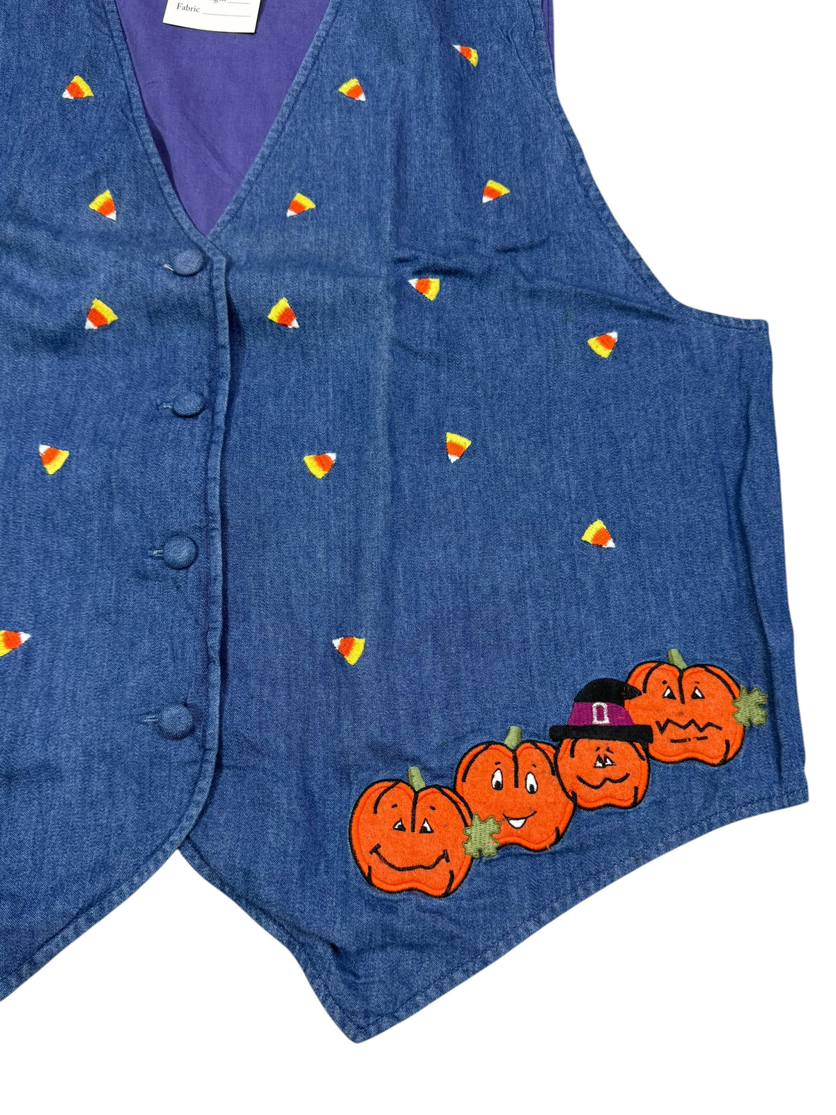 Karen Scott Denim Vest