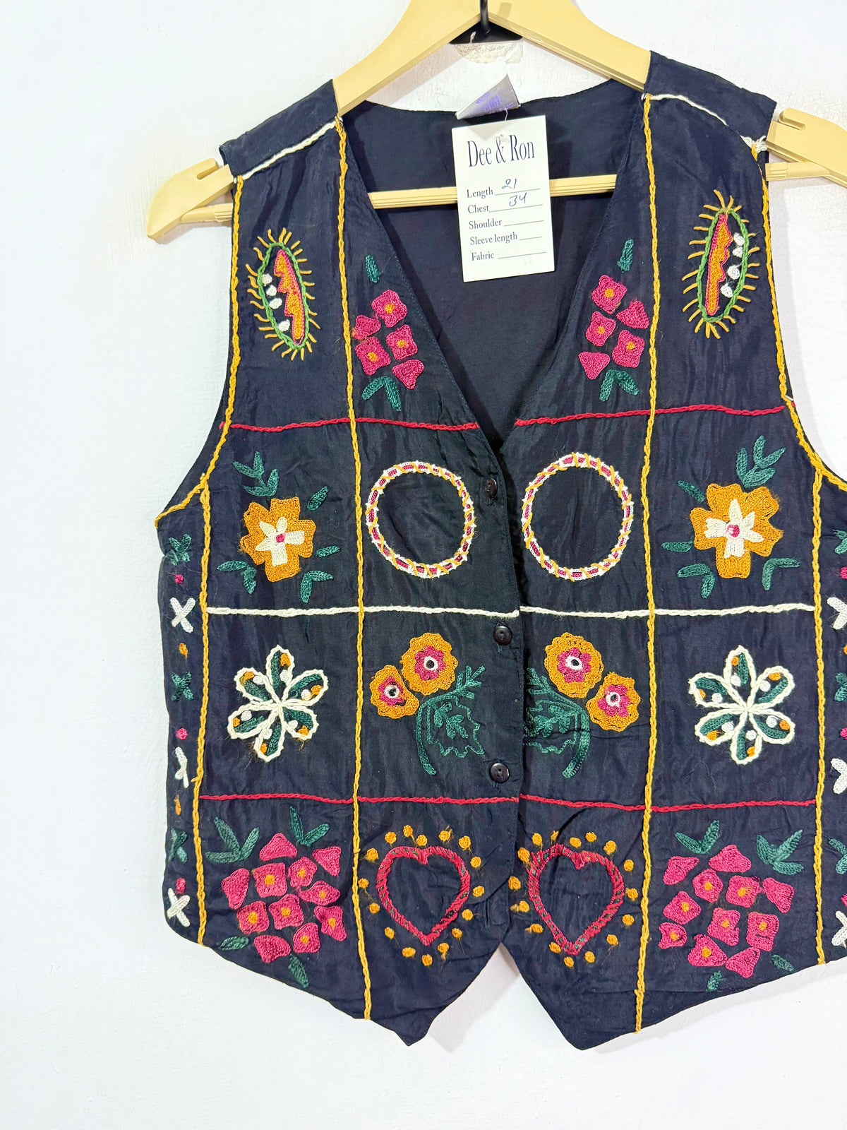 Embroidered Vest