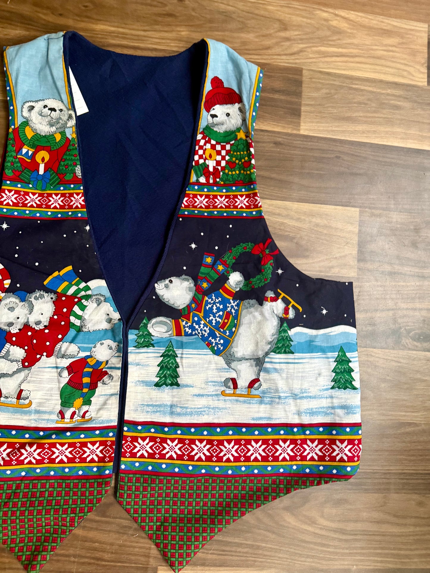 Christmas Print vest