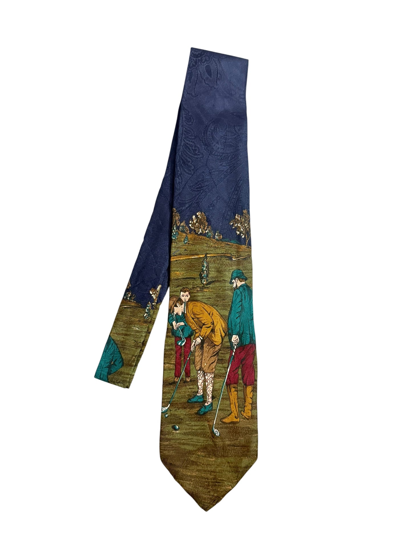 Key & wordwork Vintage Silk Tie