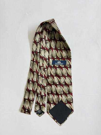 Stafford Vintage silk tie