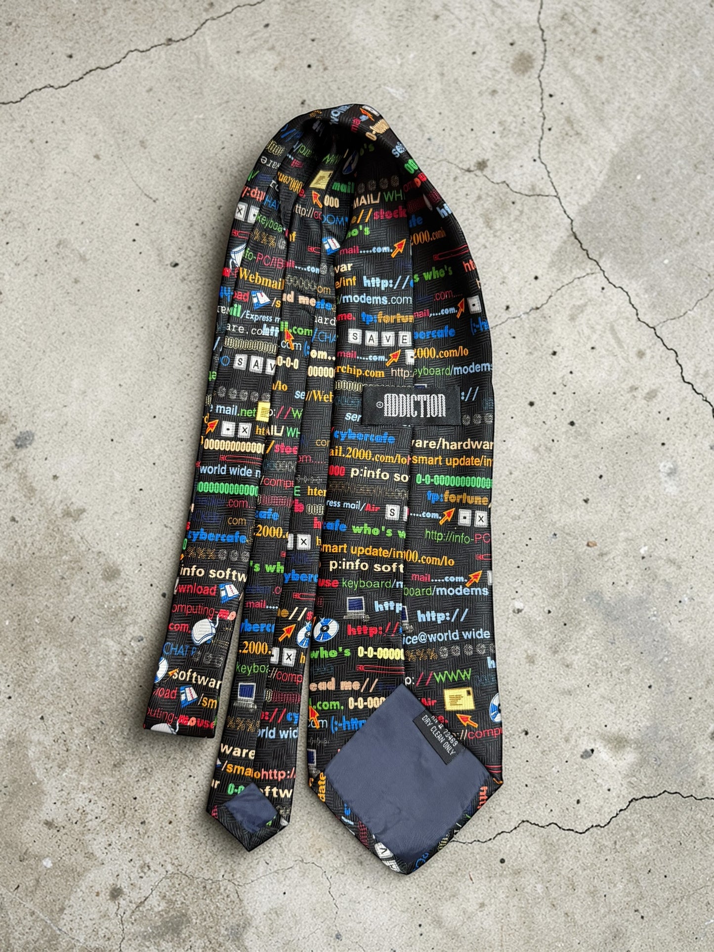 Addiction Vintage Silk Tie