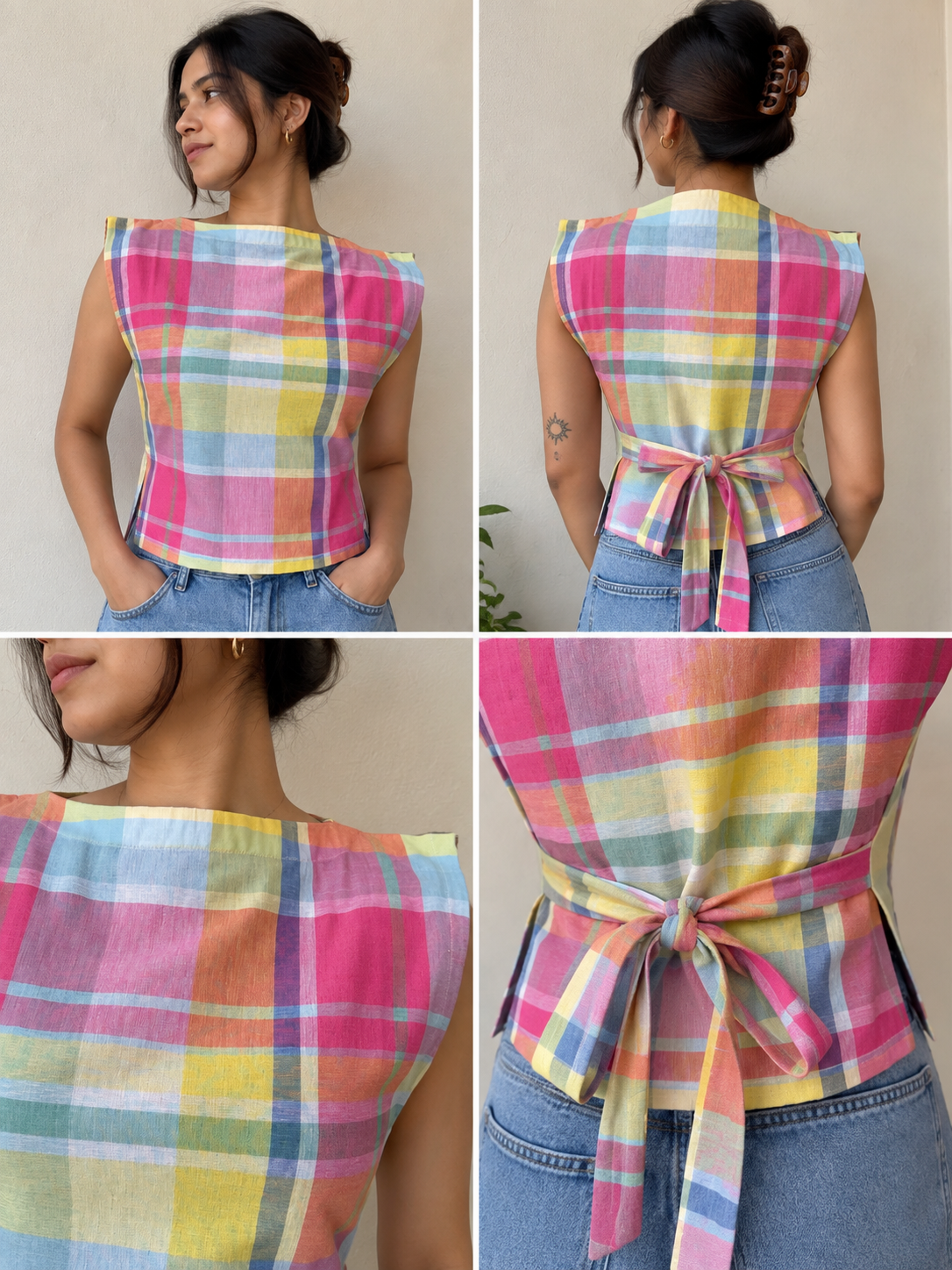 Rainbow Riot 100% Cotton Top