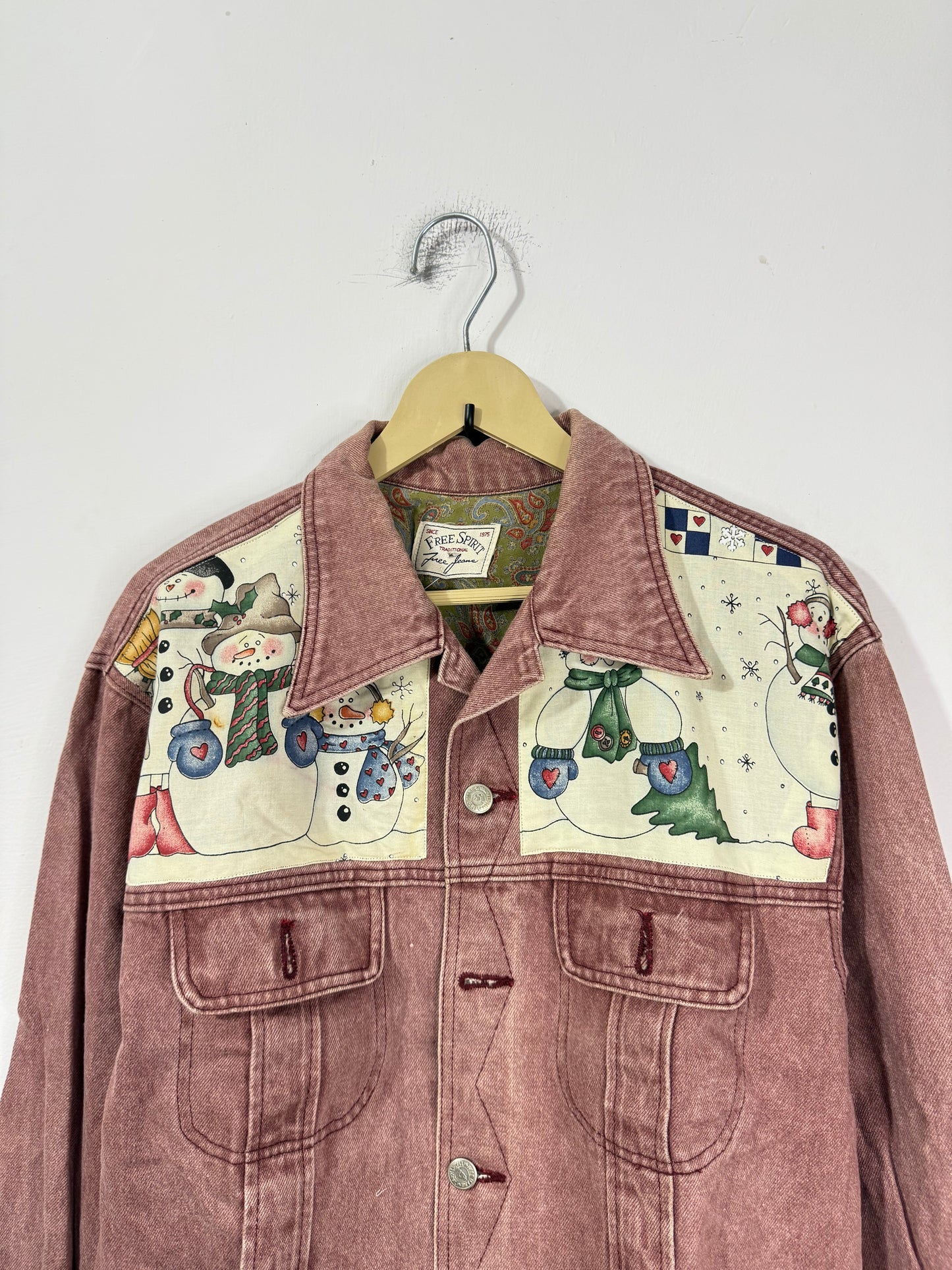 Customised  patch Denim Jacket