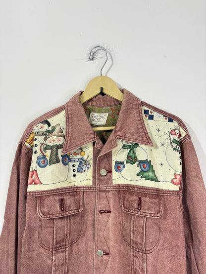 Customised  patch Denim Jacket