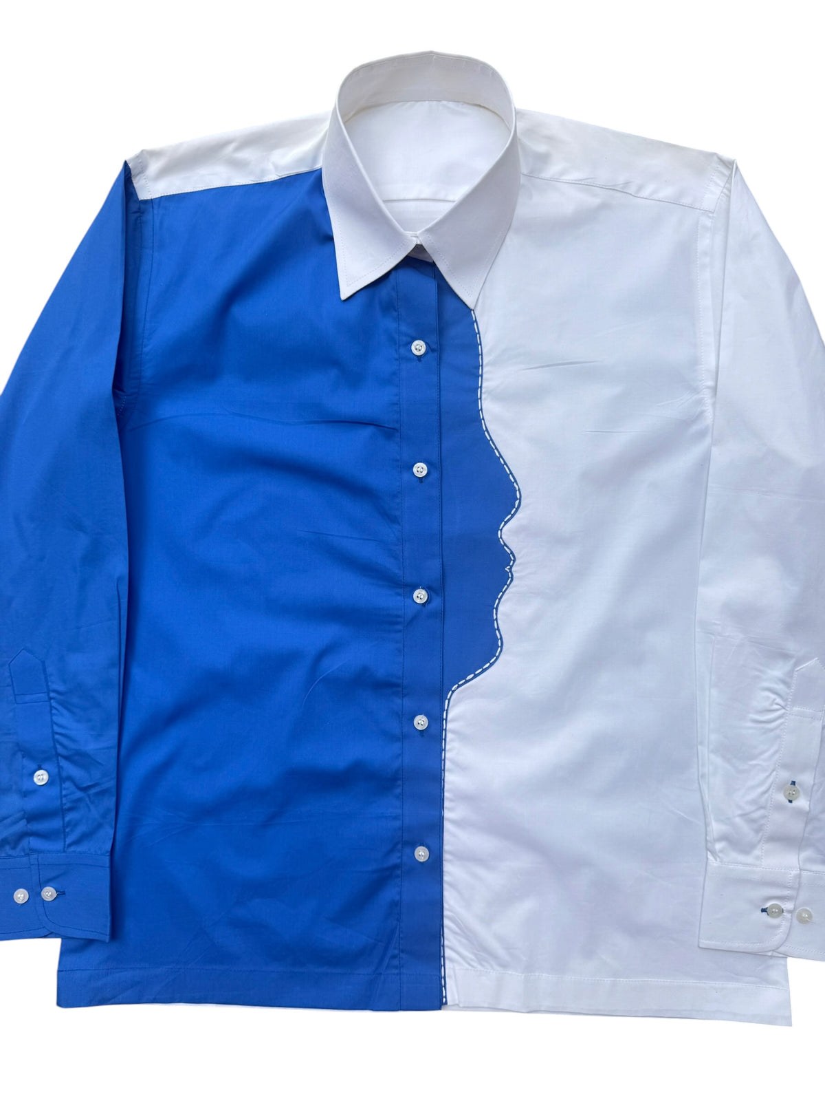 Blue Mirage 100% Cotton Shirt