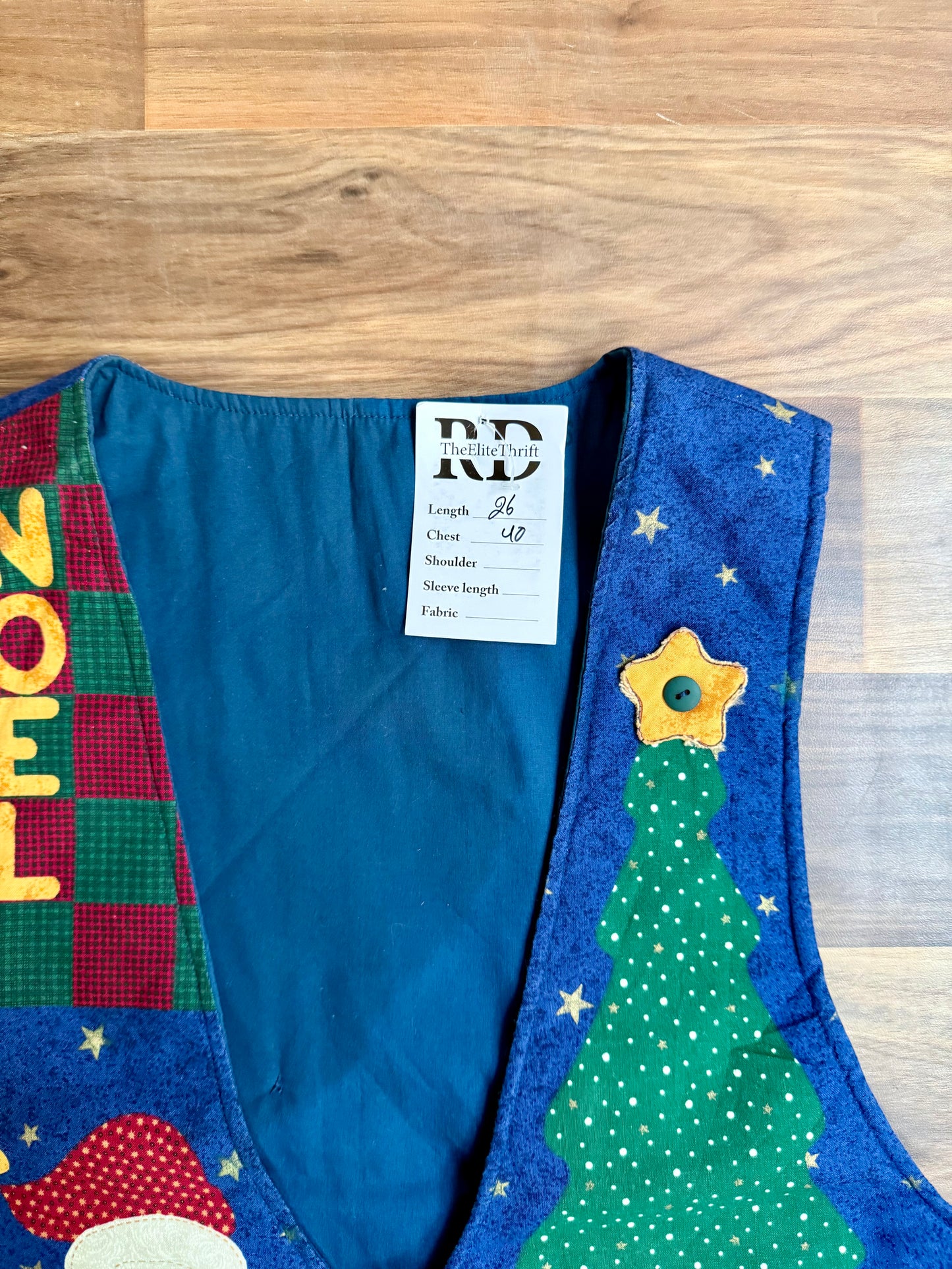 Christmas  Print vest