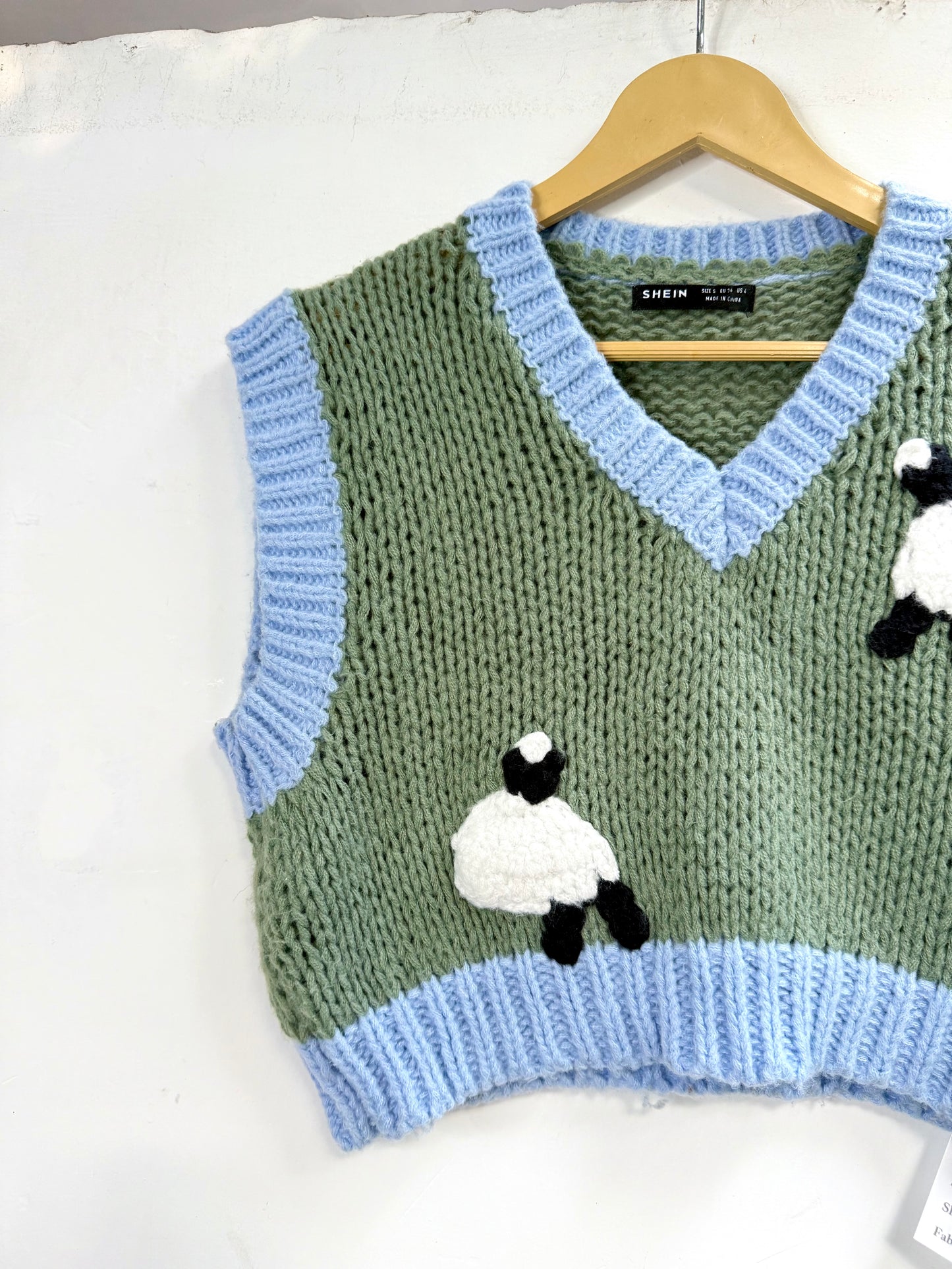 Shein Crop Woollen Sweater’s