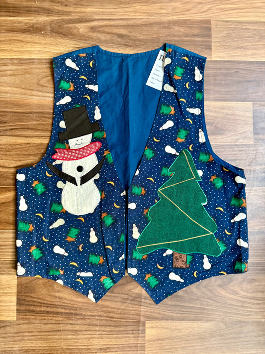 Christmas Print vest