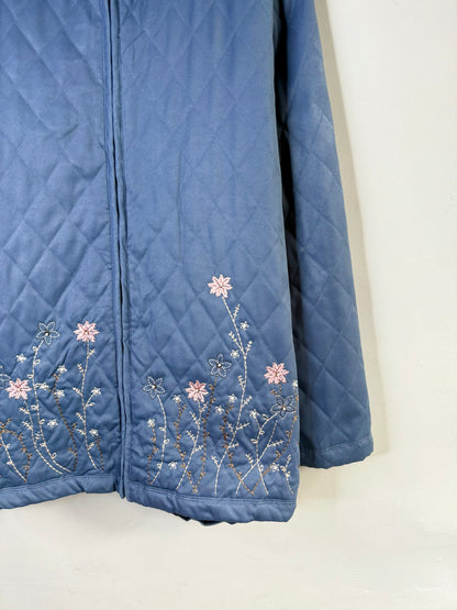 Alfred Dunner Quilted embroidered Jacket