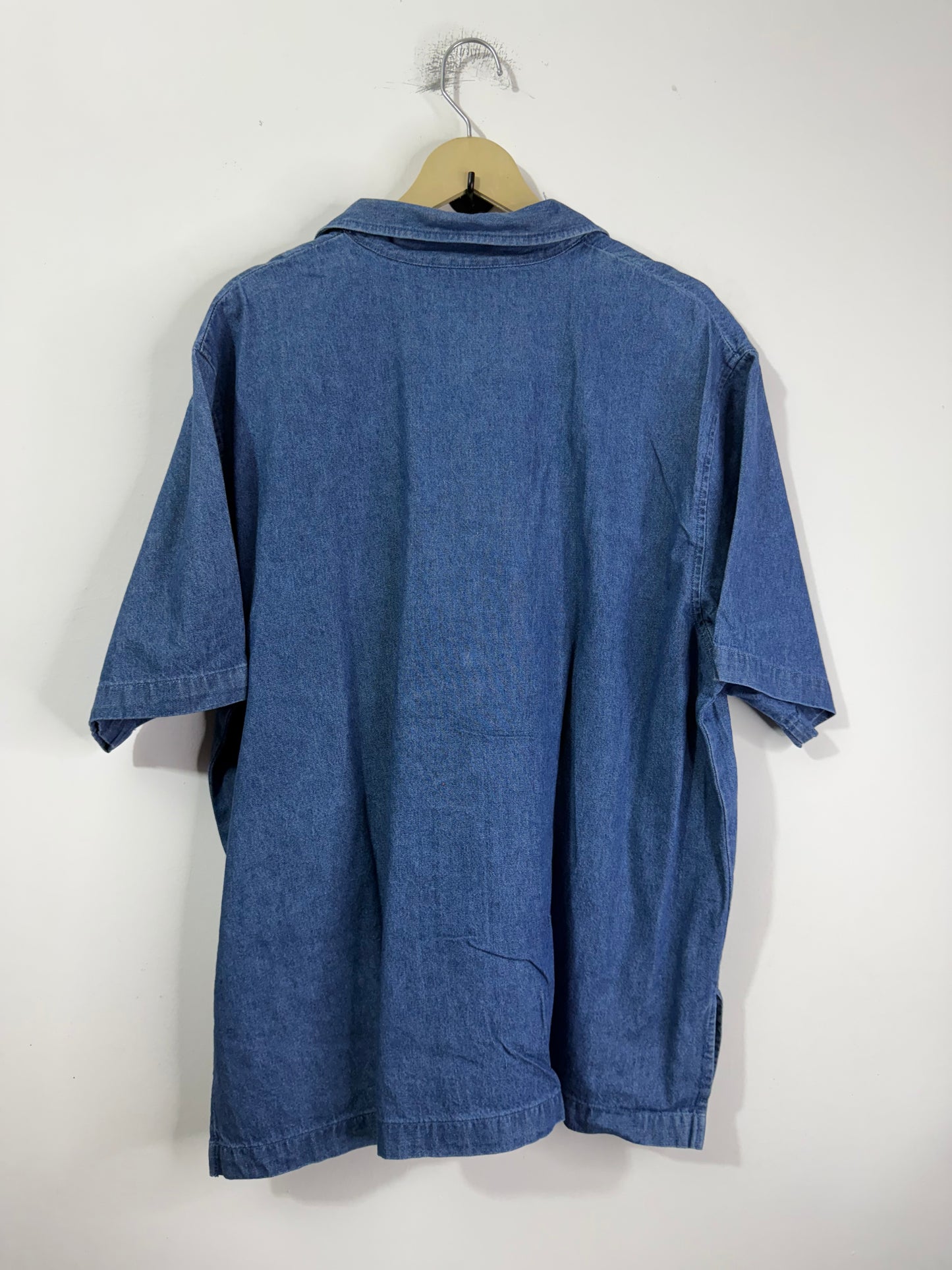 Jaclyn Smith Embroidered Denim Shirt