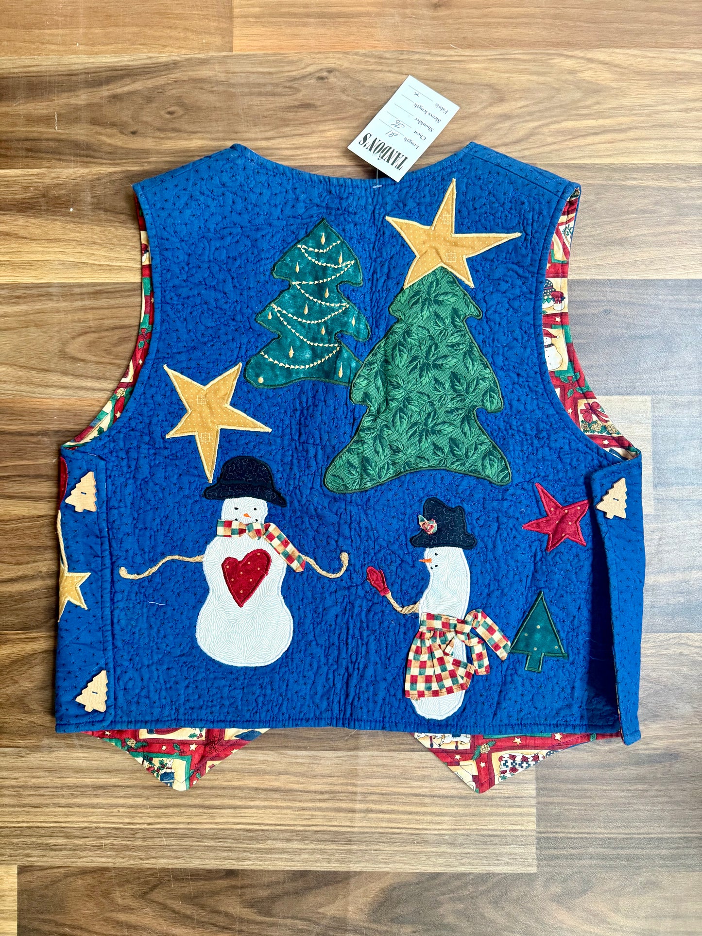 Christmas Embroidered vest