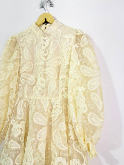 Embroidered net Vintage Jacket