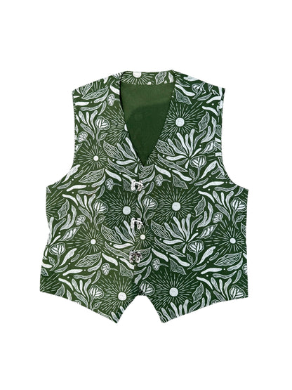 Moss Garden vest 100% Cotton