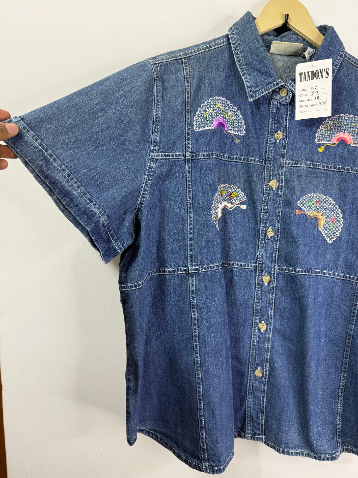 Seanjohn Embroidered Denim Shirt