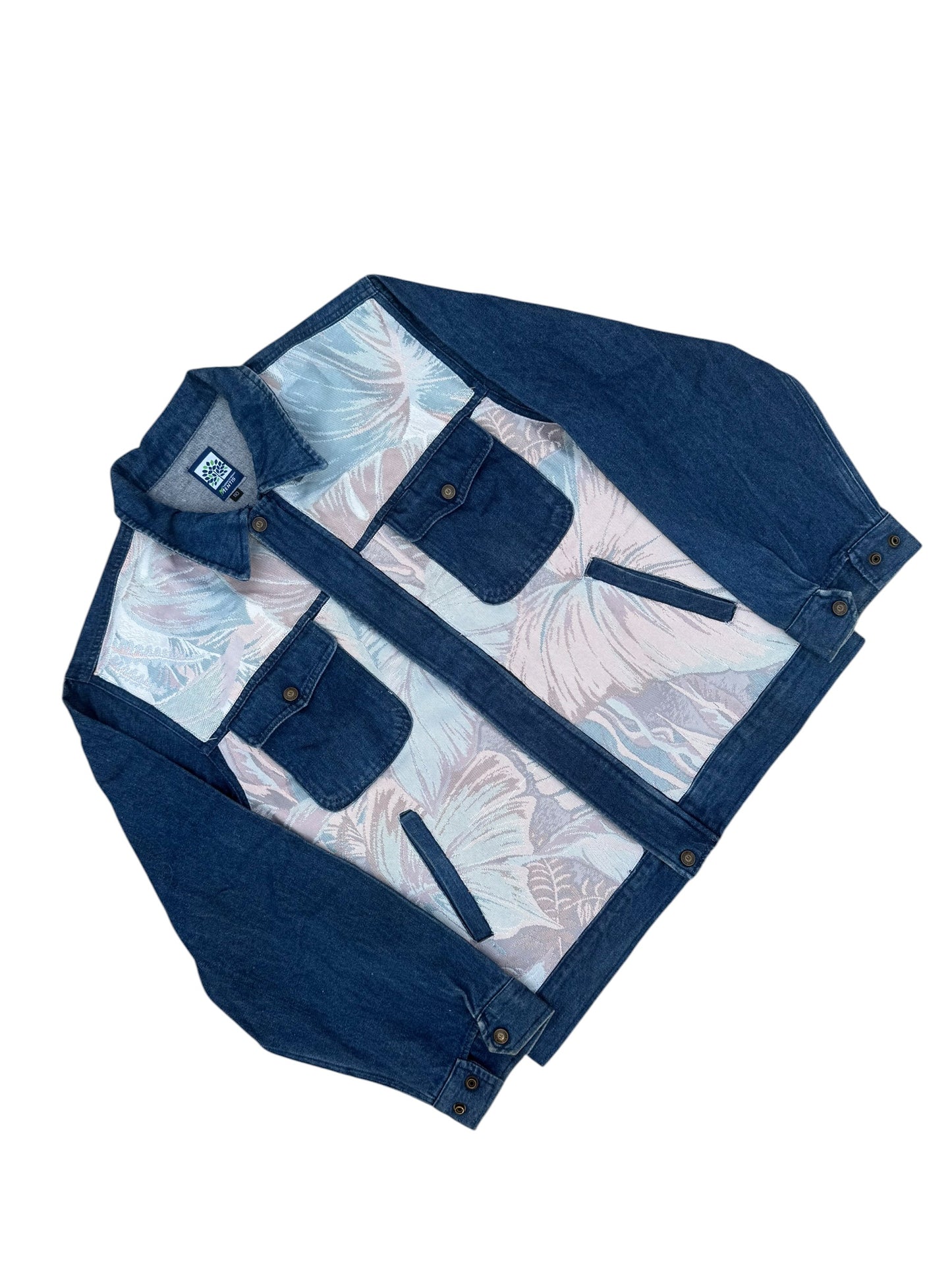 Upcycled Tapestry Denim Jacket