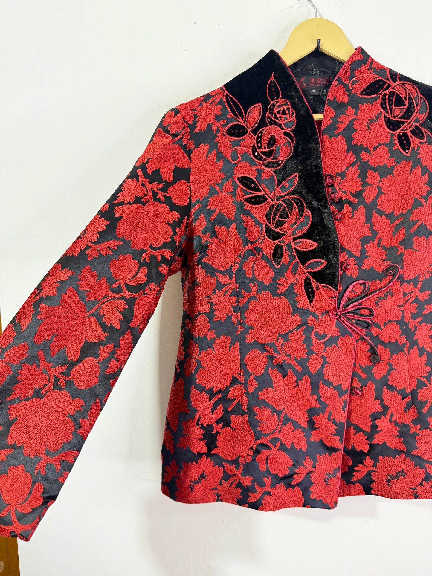 Velvet Embroidered Vintage Jacket