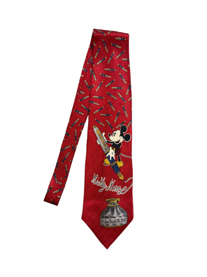Disney Store Mickey Mouse Vintage Silk Tie