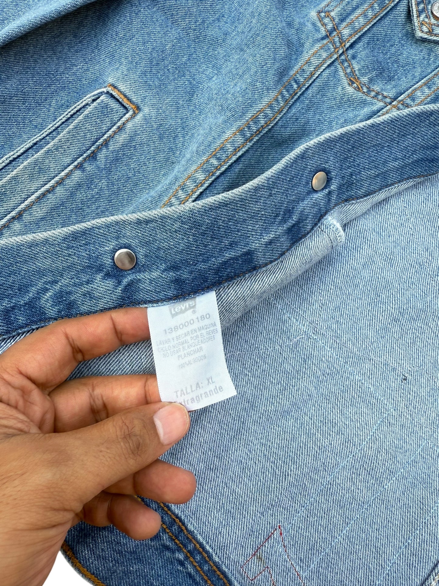 Upcycled Cow Patch Denim Jacket