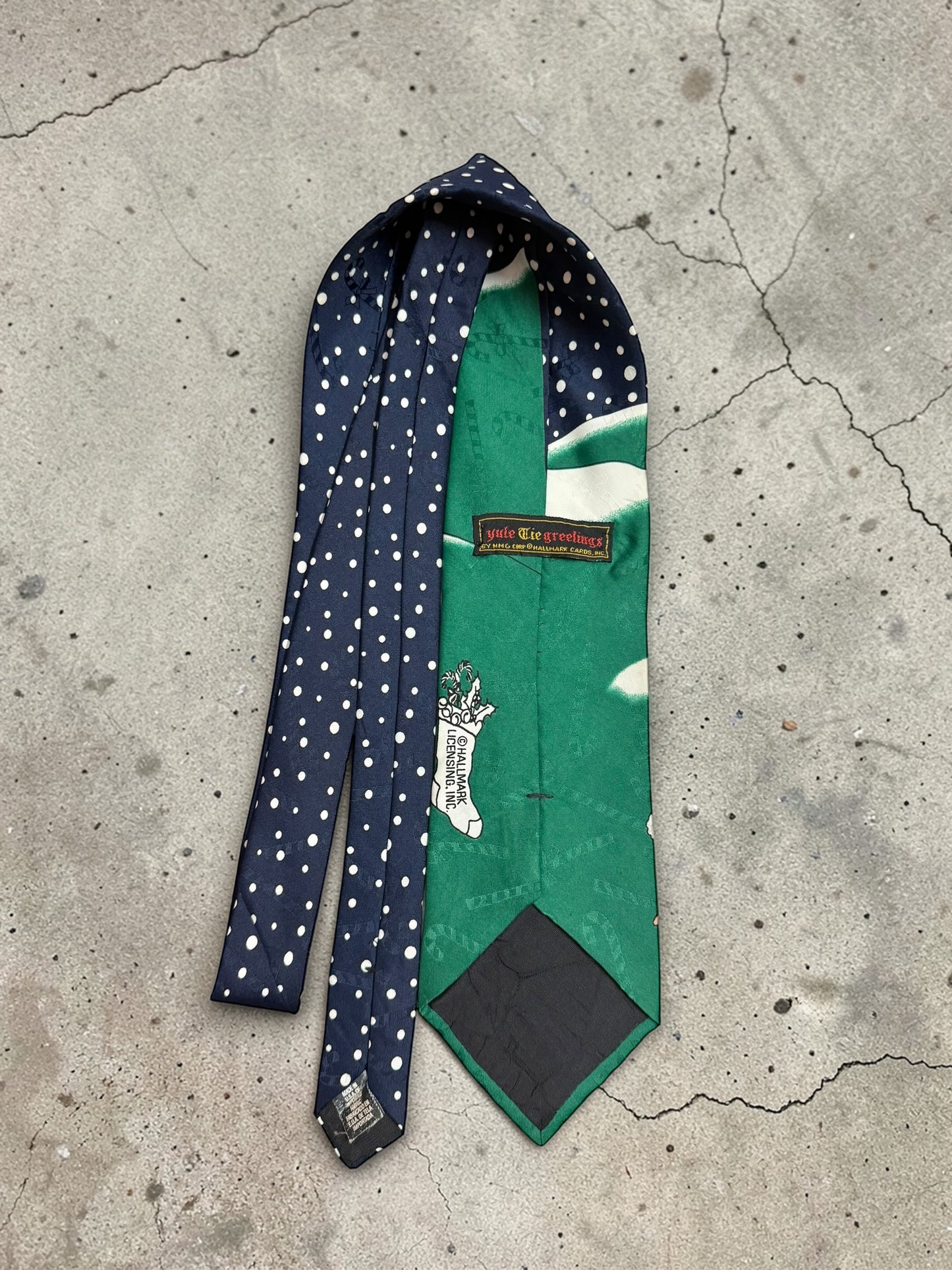 Yuke the Greeting Vintage Silk Tie