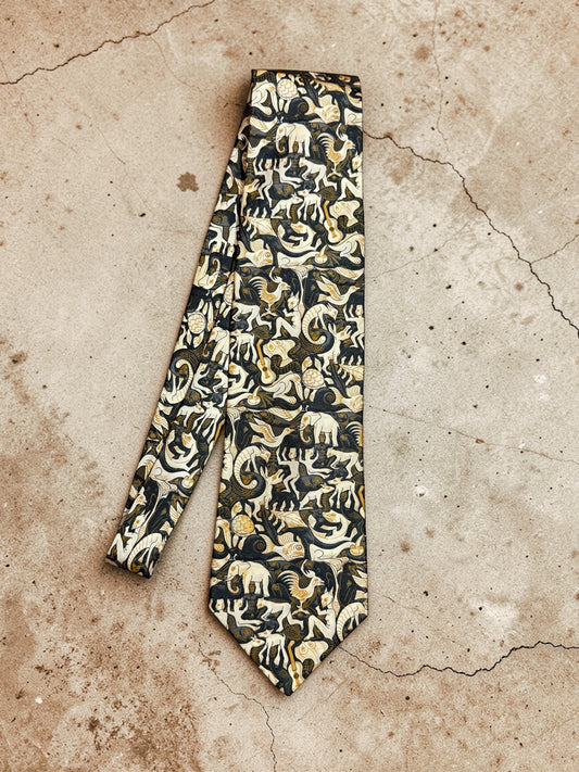 M.C.Escher Vintage Silk Tie
