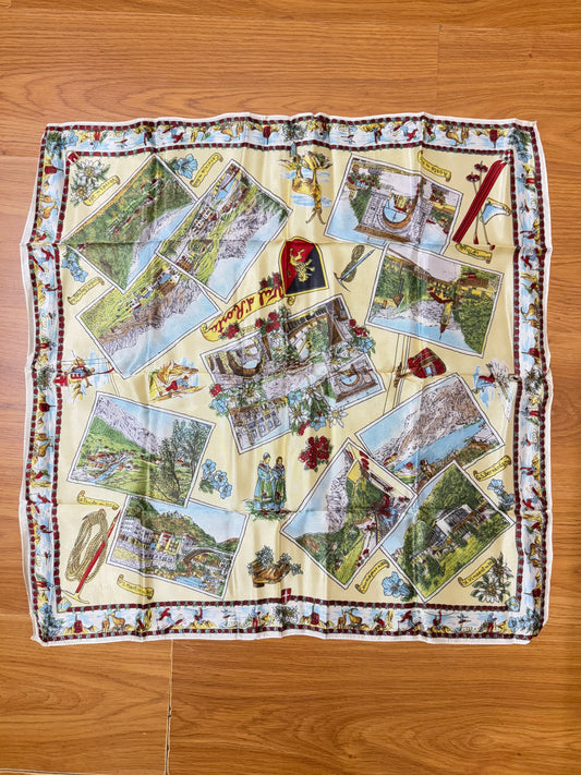 Val d’ Aosta vintage  scarves