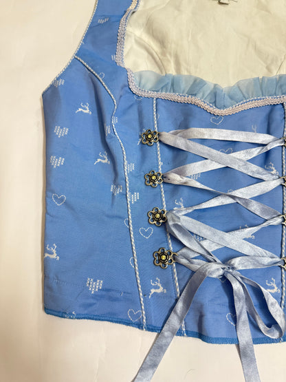 Sky Blue Corset Top