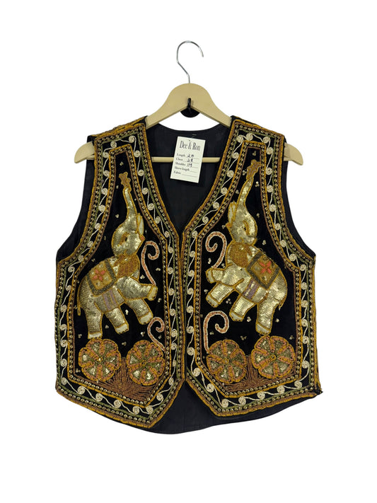 Embroidered Vintage Vest