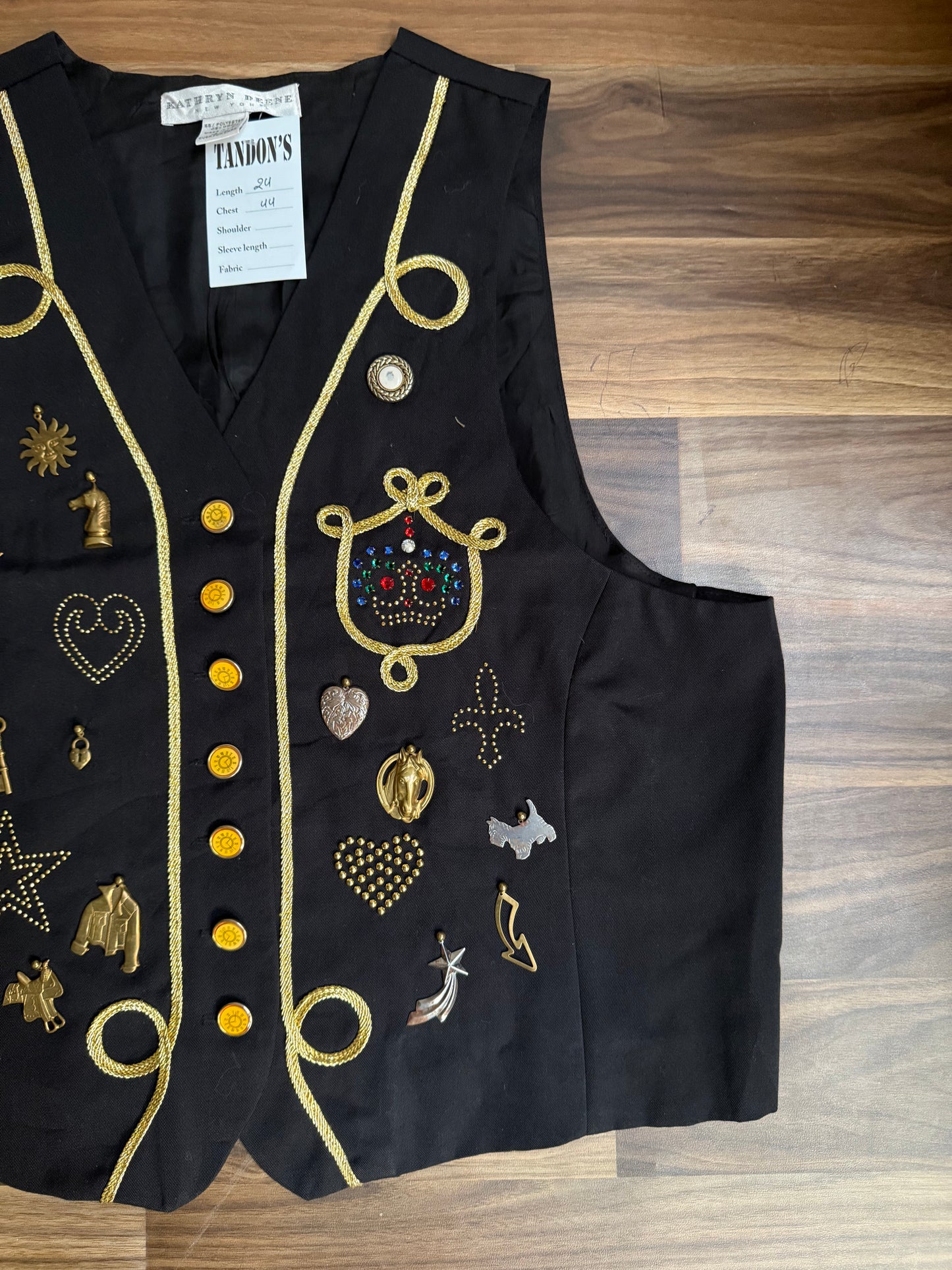 Kathryn Denne Embroidered vest