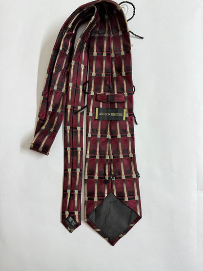 Crystal Bow Handmade Vintage Silk Tie
