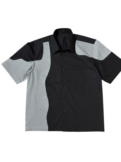 Black Rift Cotton Shirt