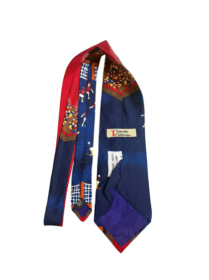 Save the Children Vintage Silk Tie