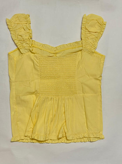 Yellow Crop Top