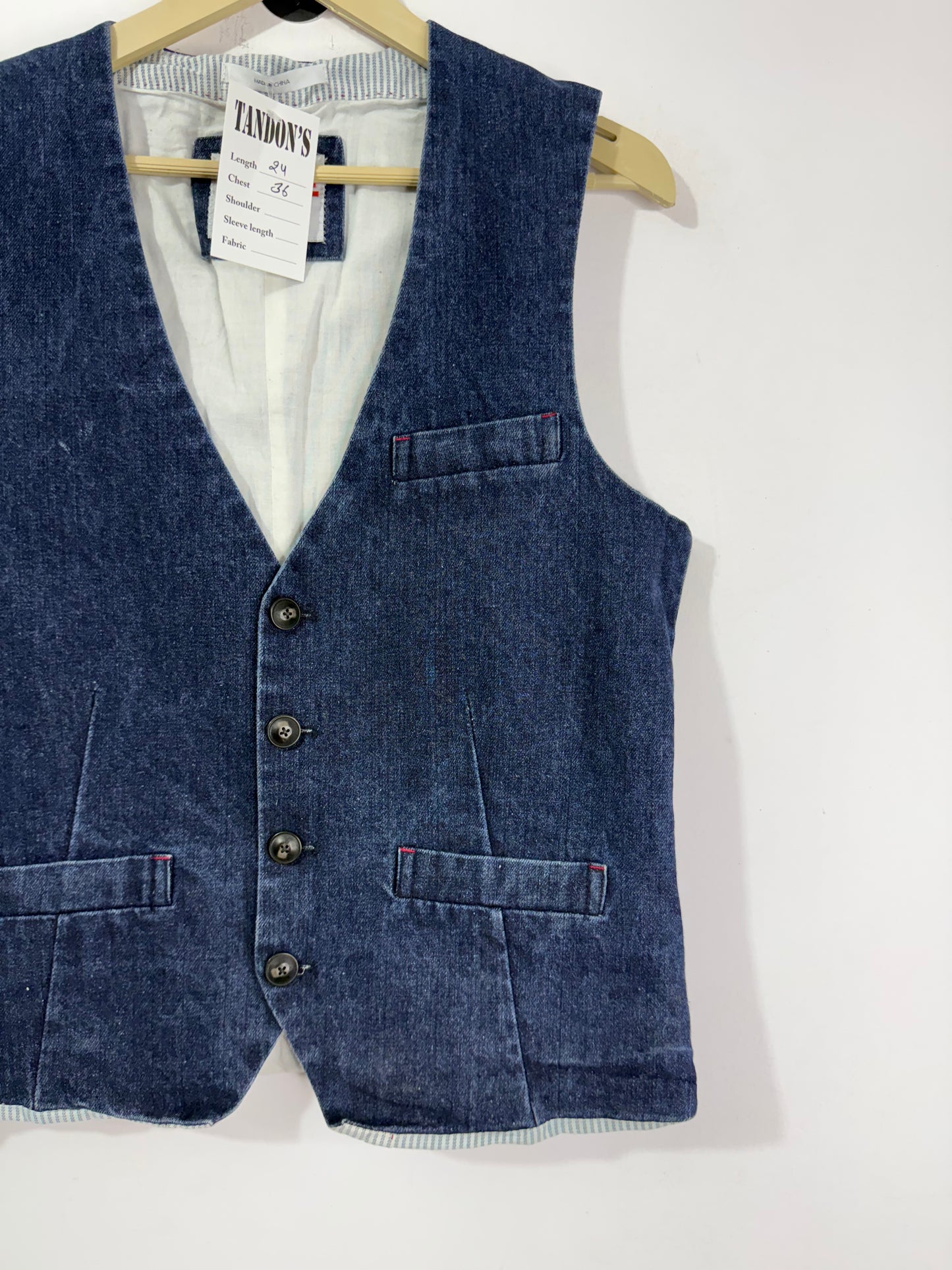 WD.NY Denim Vest