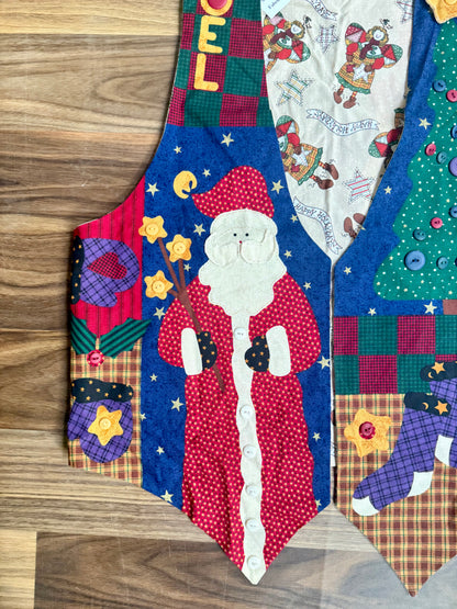 Christmas Embroidered vest