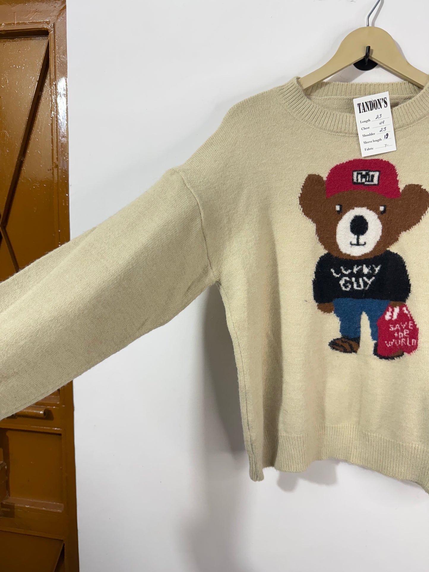 Lucky Guy Woolen Sweater