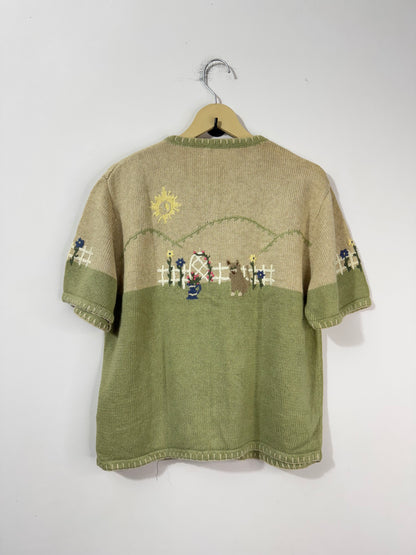 Hand embroidered Woolen Sweater