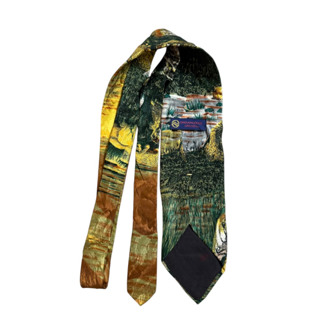 Endangered Species Vintage Silk Tie
