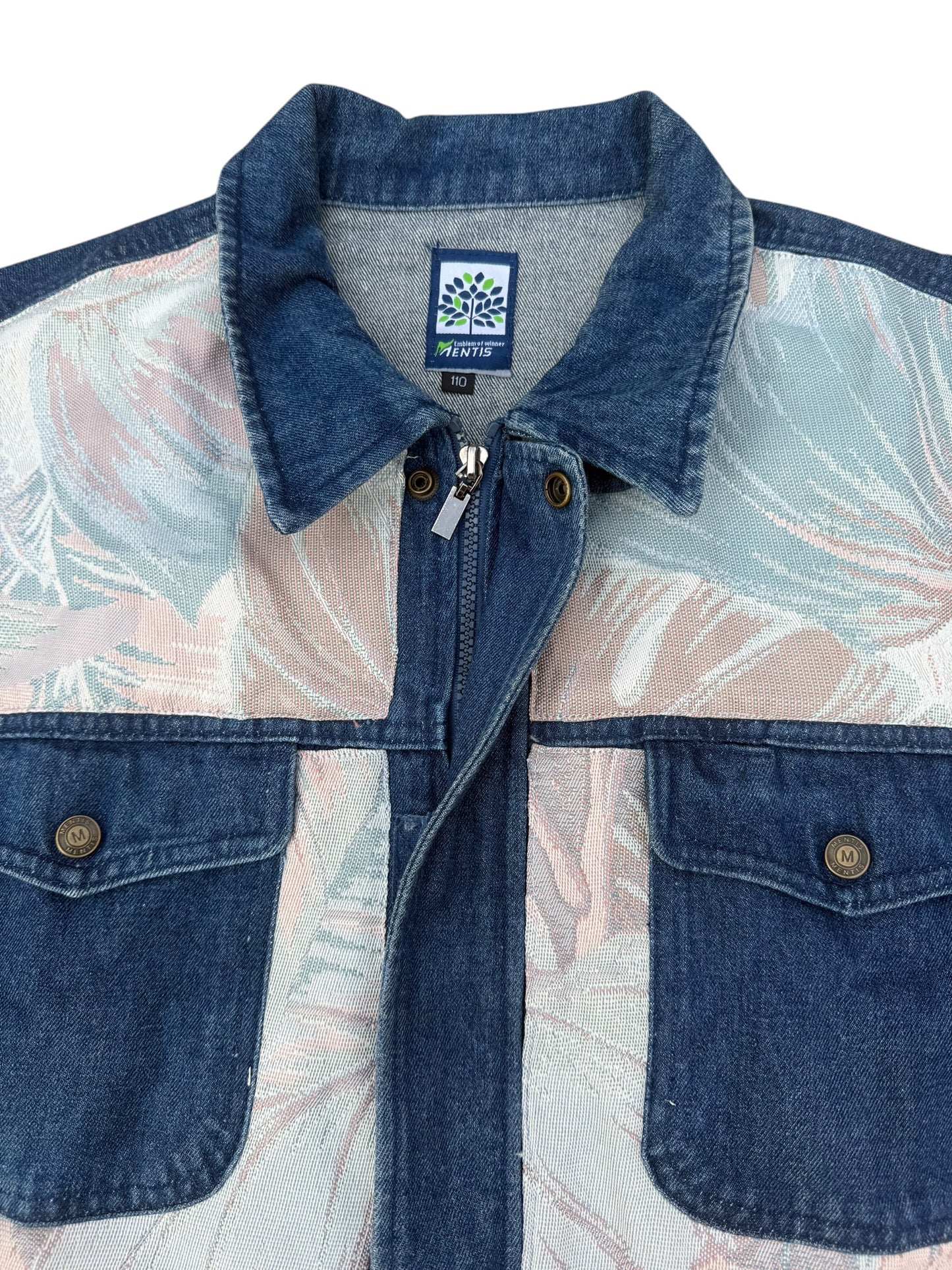 Upcycled Tapestry Denim Jacket