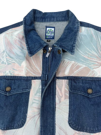 Upcycled Tapestry Denim Jacket