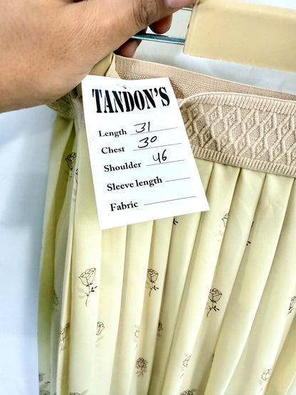 Floral shaded flared skirt